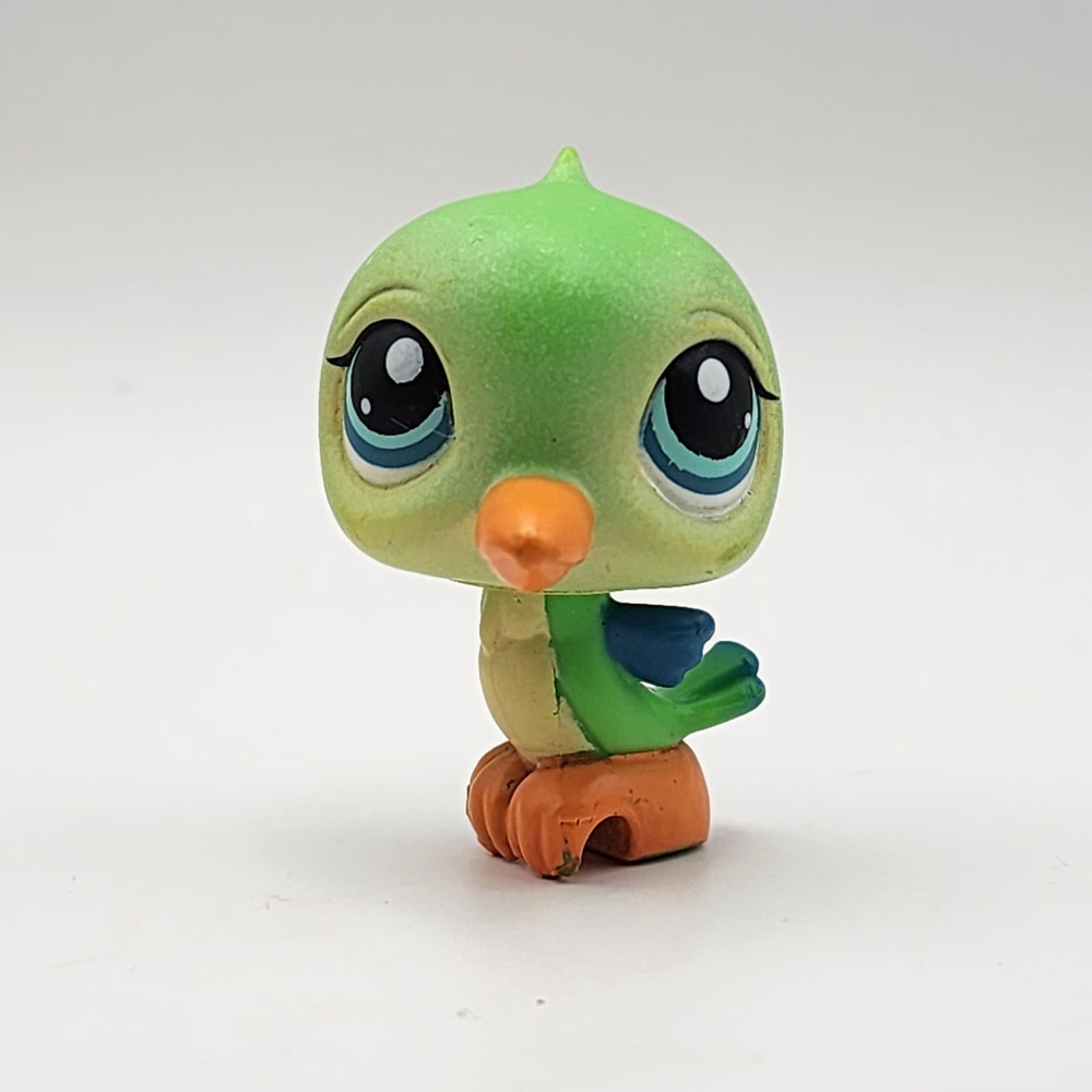 Littlest Pet Shop LPS #208 Hummingbird Green With Blue Eyes 2006